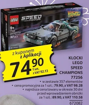 Klocki LEGO SPEED CHAMPIONS 77256 w zestawie 357 elementów promocja w Selgros