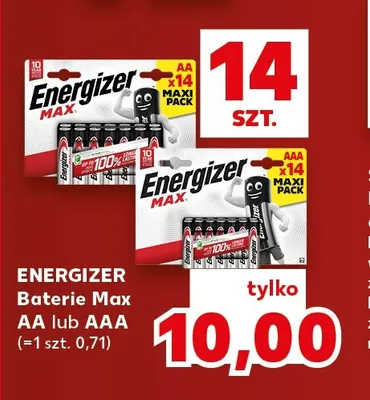 Baterie Energizer Max Aa 14-pak promocja w Kaufland