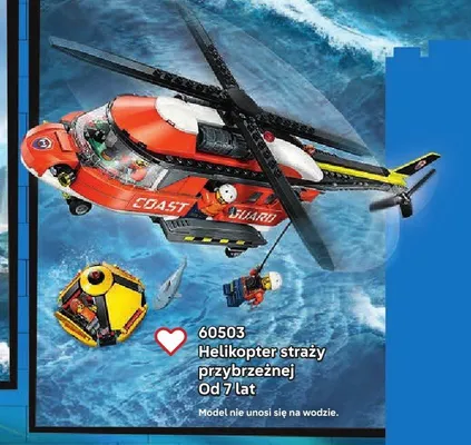 Klocki LEGO City 60503 Helikopter straży przybrzeżnej promocja w LEGO
