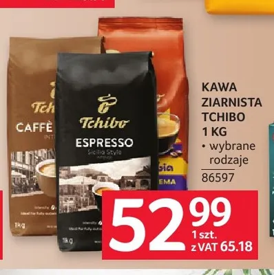 Kawa ziarnista Tchibo promocja w Selgros
