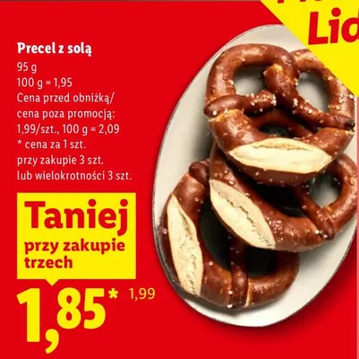 Precel z solą promocja w Lidl
