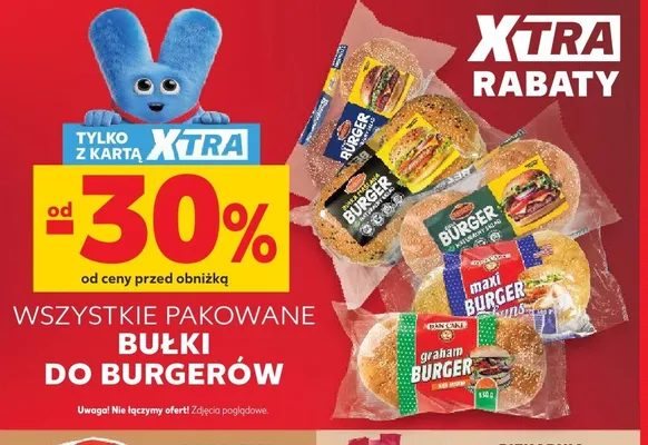 Pakowane bułki do burgerów promocja w Kaufland
