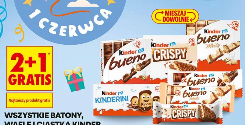 Baton Kinder Crispy promocja w Biedronka