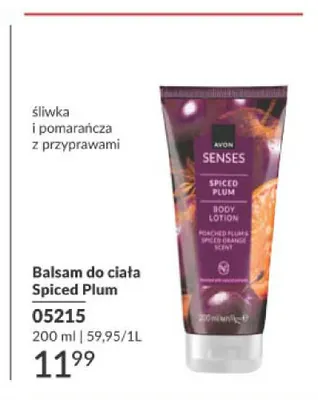 Balsam do ciała Spiced Plum Avon promocja w AVON