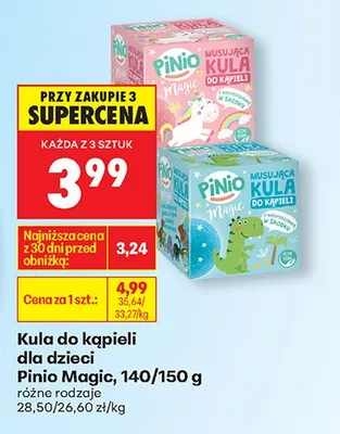Kula do kąpieli dla dzieci Magic różne rodzaje promocja w Biedronka
