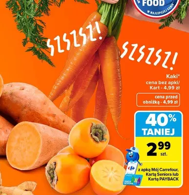 Kaki promocja w Carrefour Market