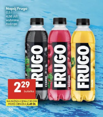 Napój Frugo żółte promocja w Delikatesy Centrum