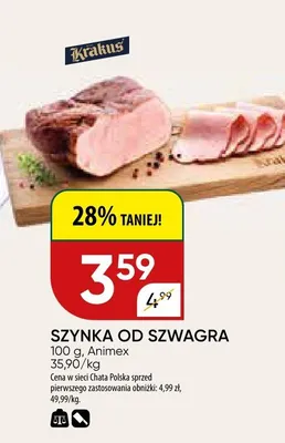 Szynka od szwagra promocja w Chata Polska