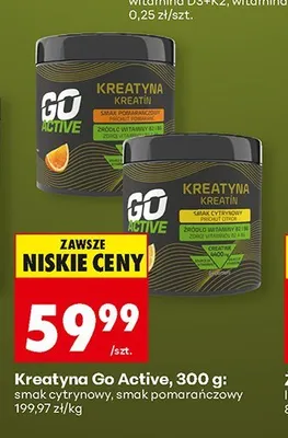 Kreatyna Go Active smak cytrynowy promocja w Biedronka