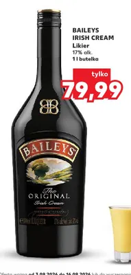Likier Baileys Irish Cream promocja w Kaufland