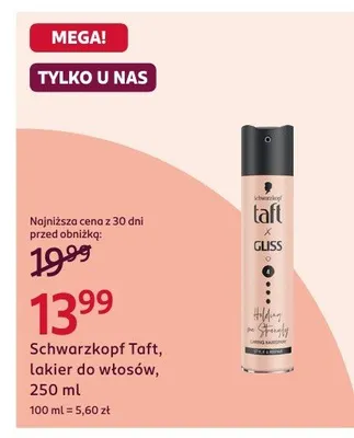 Lakier do włosów promocja w Rossmann