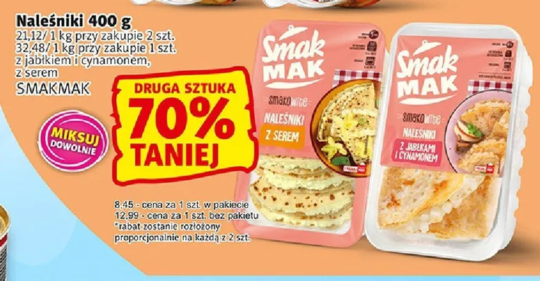 Naleśniki Smakmak promocja w Prim Market