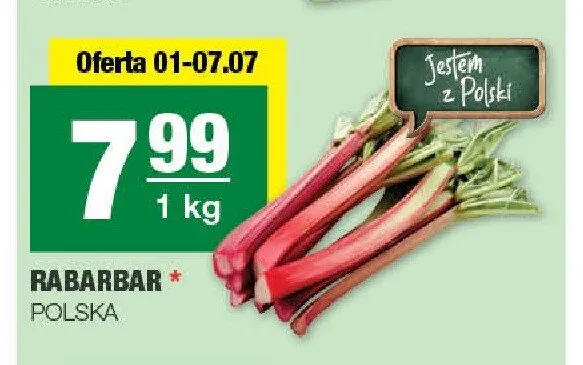 Rabarbar promocja w SPAR