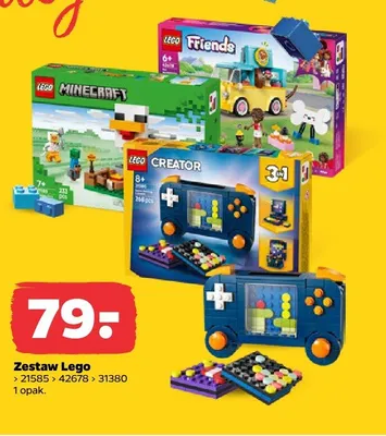 Zestawy klocków Lego: 21585, 42678, 31380 promocja w Netto