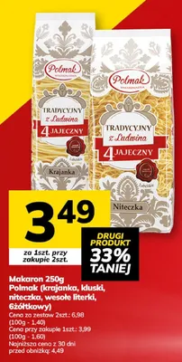 Makaron krajanka Polmak promocja w Hitpol