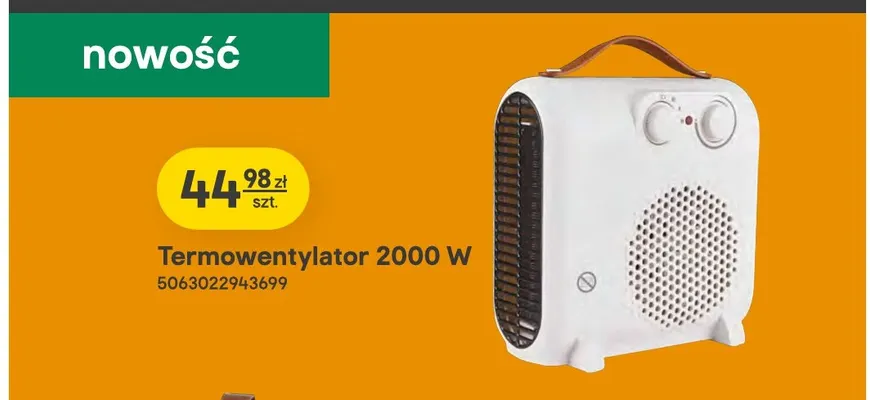 Termowentylator promocja w Castorama