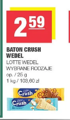 Baton Crush Wedel promocja w SPAR