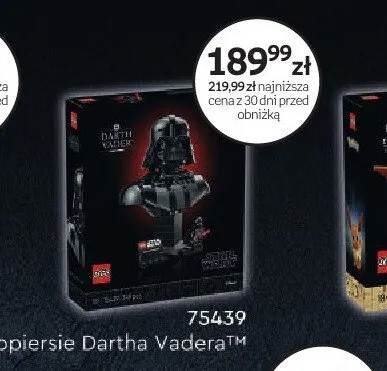 Klocki LEGO 75439 Popiersie Dartha Vadera promocja w Dzień Dziecka