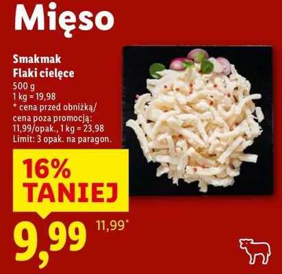Flaki cielęce promocja w Lidl
