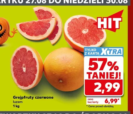 Grejpfruty czerwone promocja w Kaufland