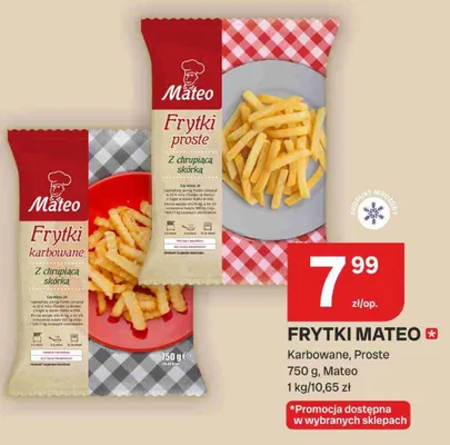 Frytki Mateo Proste promocja w Chorten