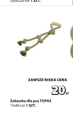 Zabawka dla psa Topas 11x40 cm promocja w Jysk