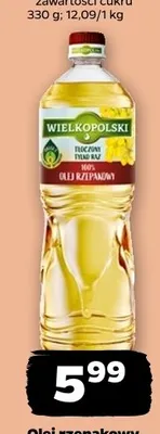 Olej rzepakowy Wielkopolski promocja w Netto
