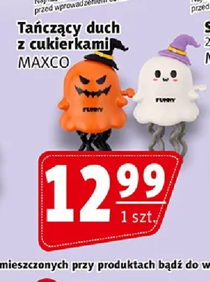 Tańczący duch z cukierkami Maxco promocja w Prim Market