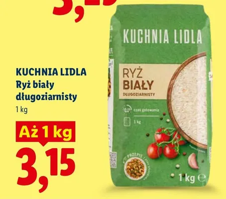 Ryż biały długoziarnisty promocja w Lidl