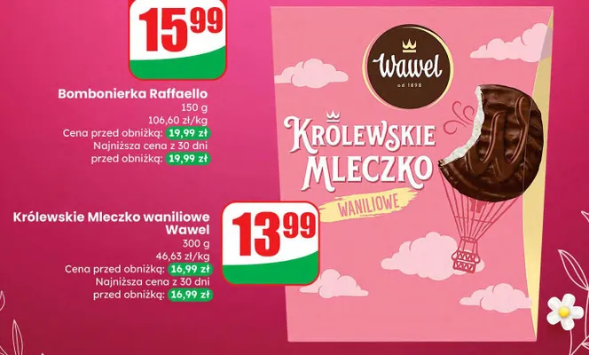 Bombonierka Raffaello promocja w Dino