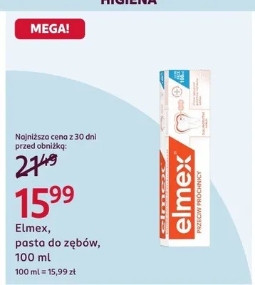 Pasta do zębów luminous Colgate max white one promocja w Rossmann