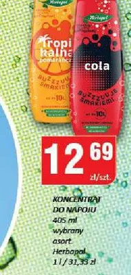 Koncentrat do napoju tropi malina pomarańcza promocja w Chorten