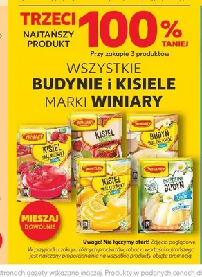 Budynie i kisiele Winiary promocja w Kaufland