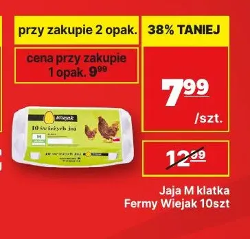 Jajka kurze M klatka Fermy Wiejak promocja w API Market