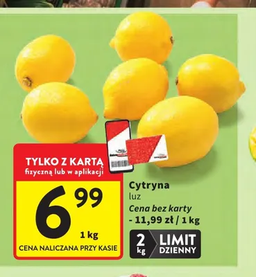 Cytryny promocja w Intermarche