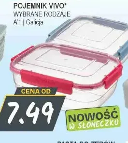 Pojemnik Vivo Galicja promocja w Słoneczko