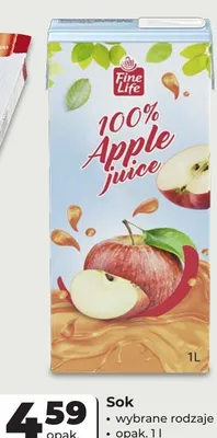 Sok jabłkowy Fine Life promocja w Odido