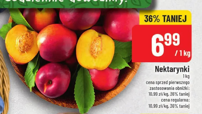Nektarynki promocja w POLOmarket