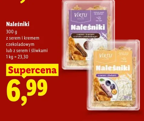 Naleśniki z serem i kremem czekoladowym VIRTU promocja w Lidl