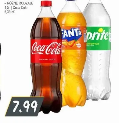 Napój gazowany Coca-Cola promocja w Słoneczko