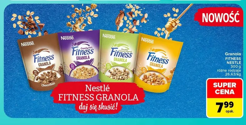 Granola Fitness Chocolate Nestlé promocja w Carrefour Market