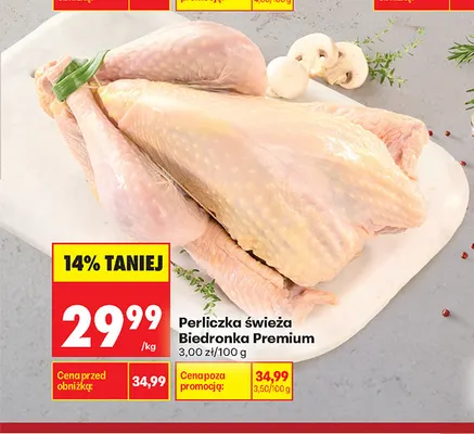 Perliczka świeża Biedronka Premium promocja w Biedronka