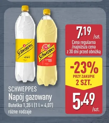 Napój gazowany Schweppes Citrus Mix promocja w Aldi