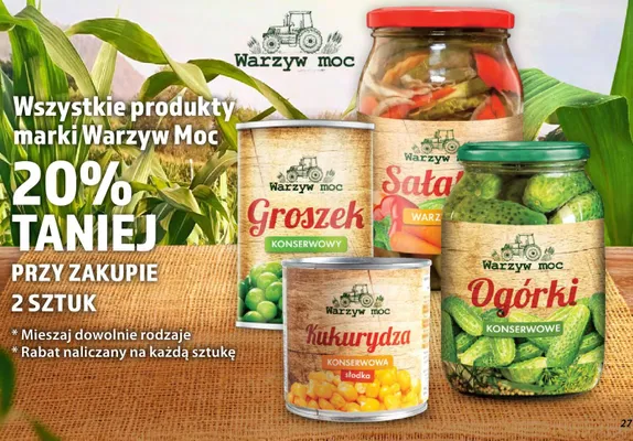 Wszystkie produkty -20% przy zakupie 2 szt. promocja w Dino