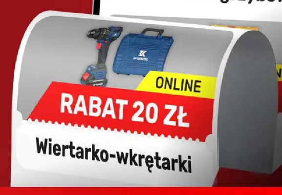 Wiertarko-wkrętarka promocja w Bricomarche
