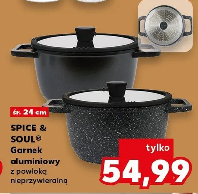 Garnek aluminiowy z powłoką nieprzywieralną promocja w Kaufland
