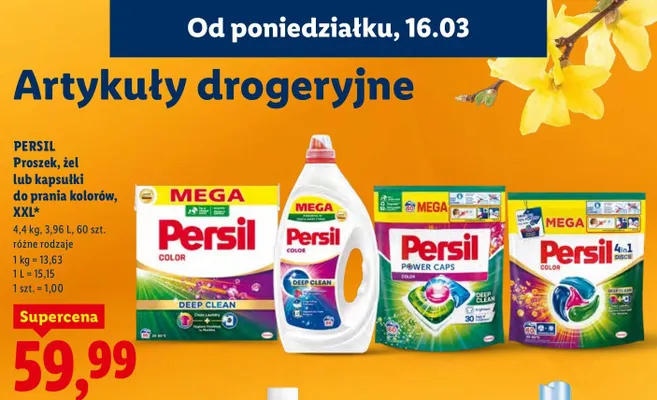 Proszek, żel lub kapsułki do prania kolorów, XXL+ promocja w Lidl
