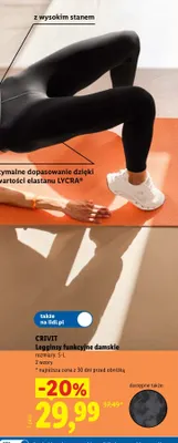 Legginsy funkcyjne damskie CRIVIT promocja w Lidl