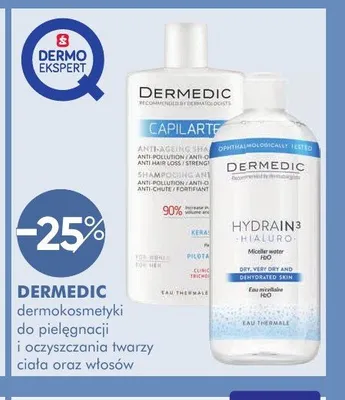 Szampon Dermedic Capilarte promocja w Super-Pharm