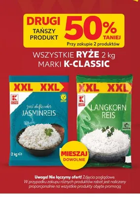 Ryż jaśminowy Jasminreis K-Classic promocja w Kaufland